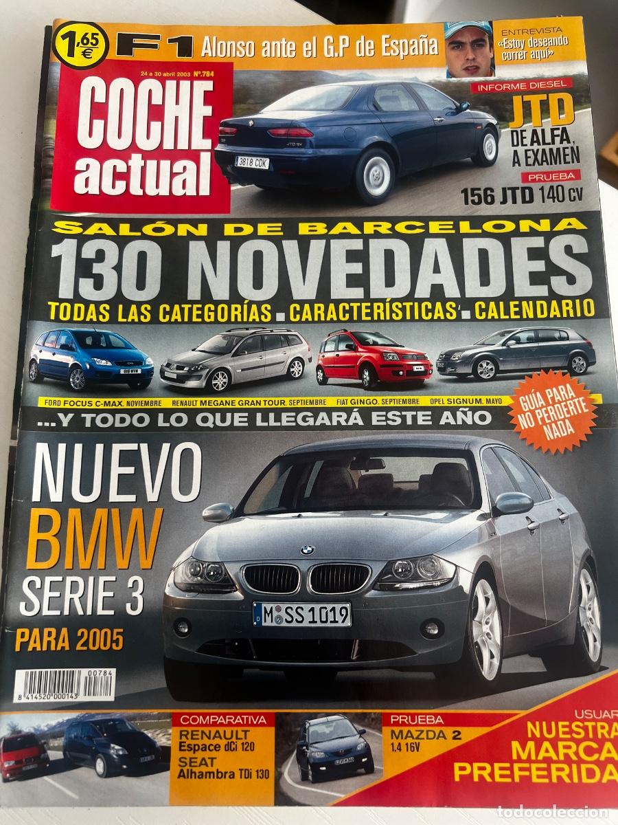 Coches: COCHE ACTUAL. N&deg; 784. ABRIL 2003. SAL&Oacute;N DE BARCELONA. F1 ALONSO ANTE EL GP DE ESPA&Ntilde;A.