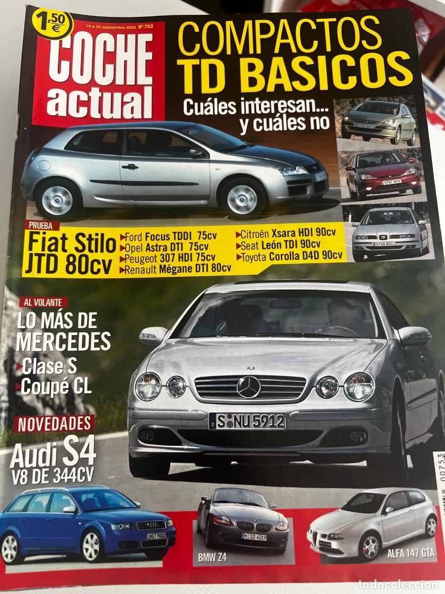 Coches: COCHE ACTUAL. N&ordm; 753. A&Ntilde;O 2002. COMPACTOS TD BASICOS. FIAT STILO. JTD 80 CV. LEER.