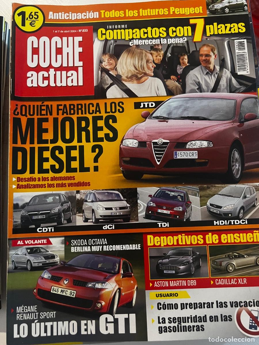 Coches: COCHE ACTUAL. N&deg;. 833. ABRIL 2004. COMPACTOS CON 7 PLAZAS. MEGANE RENAULT SPORT, LO &Uacute;LTIMO EN GTI.