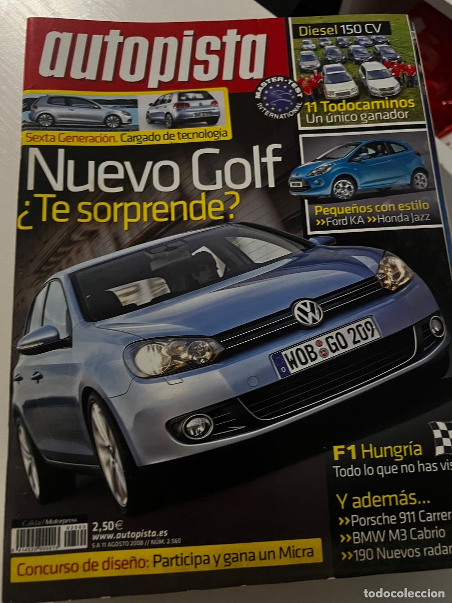 Coches: AUTOPISTA. N&ordm; 2560. A&Ntilde;O 2008. PORSCHE 911 CARRERA 4. BMW M3 CABRIO. NUEVO GOLF. FORD KA... LEER