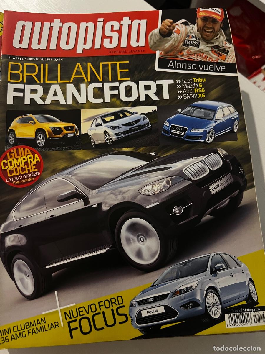 Coches: AUTOPISTA. N&ordm; 2513. SEPTIEMBRE 2007. MINI CLUBMAN. BENTLEY CONTINENTAL GT SPEED. LEER