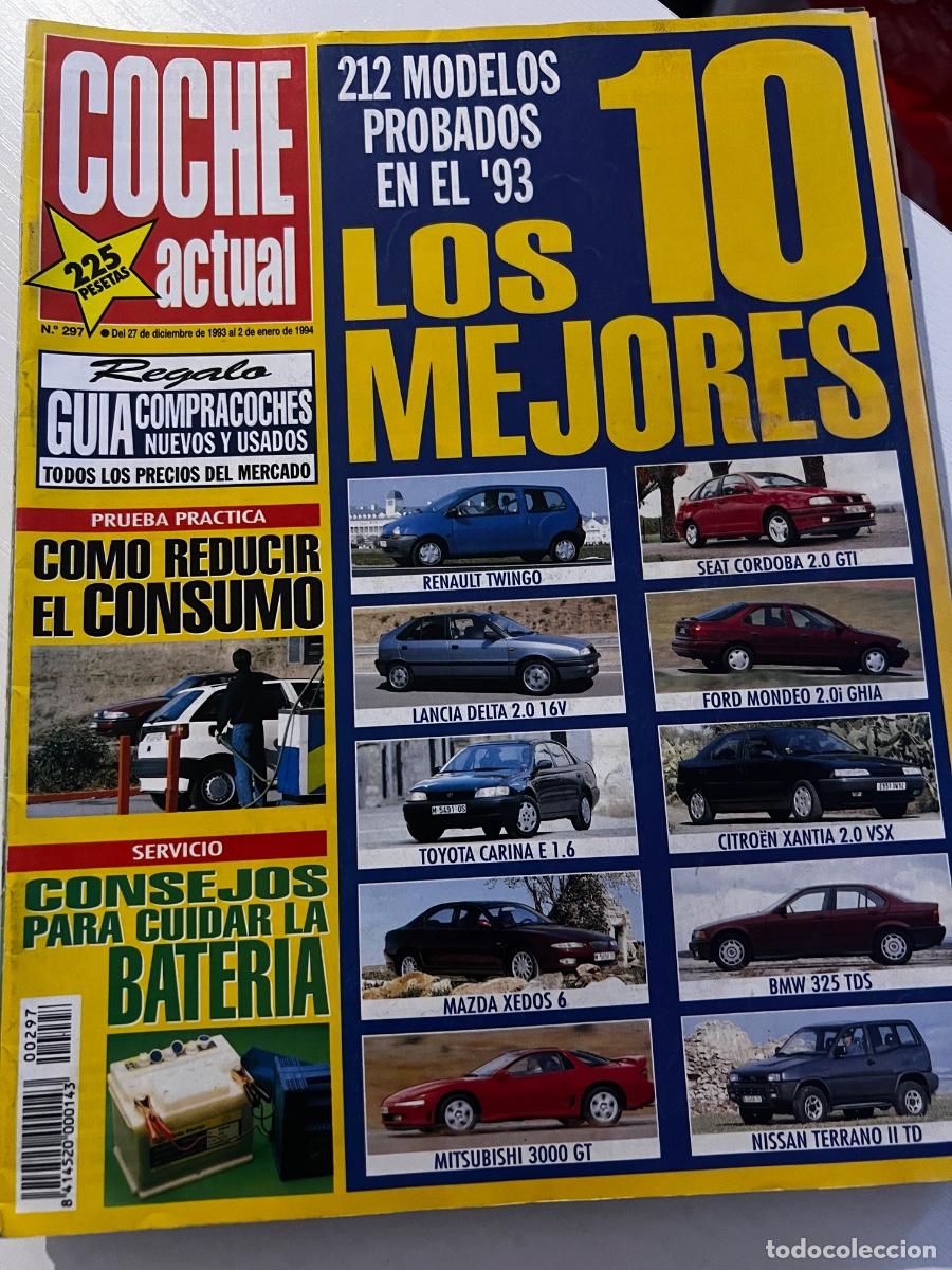 Coches: COCHE ACTUAL. N&ordm; 297. A&Ntilde;O 1993. PRUEBAS: RENAULT TWINGO. SEAT CORDOBA. LANCIA DELTA. MAZDA X.. LEER