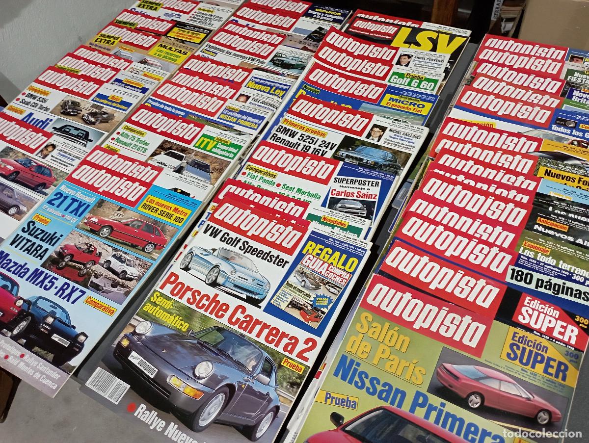 Coches: Revista AUTOPISTA A&Ntilde;O 1990 .n&uacute;meros del 1590 al 1630- incluye extra