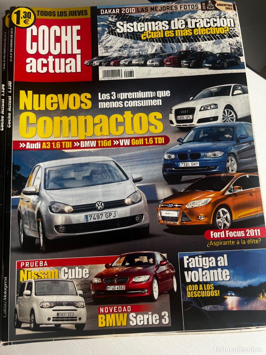 Coches: COCHE ACTUAL. N&ordm; 1130. A&Ntilde;O 2010. PRUEBA: AUDI A3 1.6 TDI. NISSAN CUBE 1.6i. BMW SERIE 3. MATR.. LEER