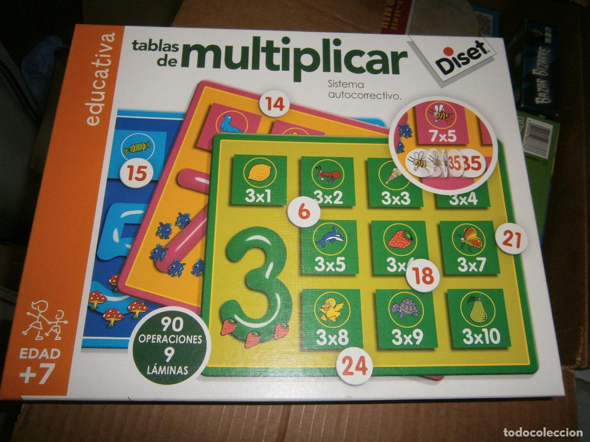 Coches: ANTIGUO JUEGO - TABLAS DE MULTIPLICAR