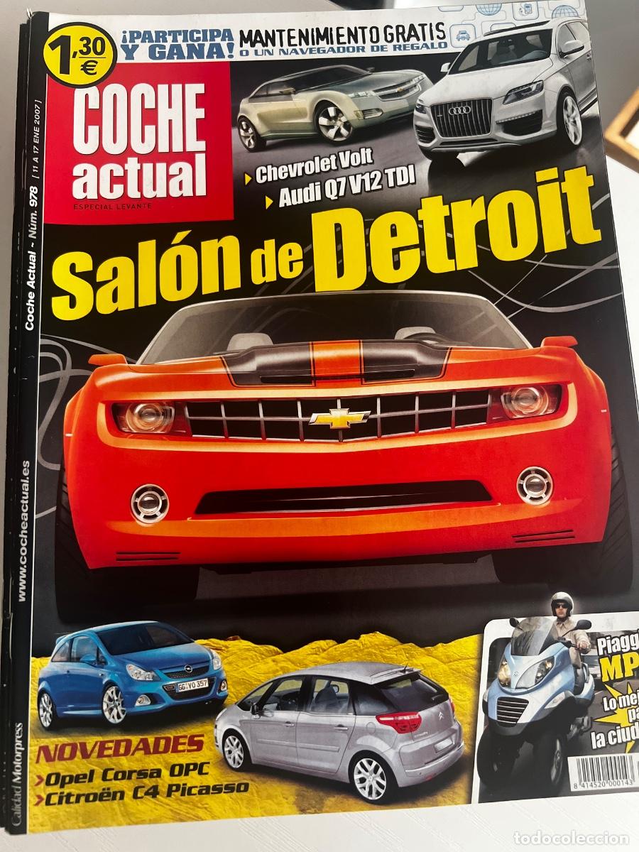 Coches: COCHE ACTUAL. N&deg; 978. ENERO 2007. SAL&Oacute;N DE DETROIT. CHEVROLET VOLT. AUDI Q7 V12 TDI.