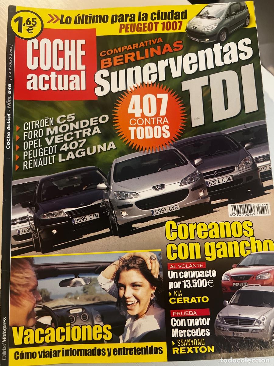 Coches: COCHE ACTUAL. N&ordm; 846. JULIO. 2004. COMPARATIVAS BERLINAS. SUPERVENTAS. TDI. RENAULT LAGUNA. LEER.