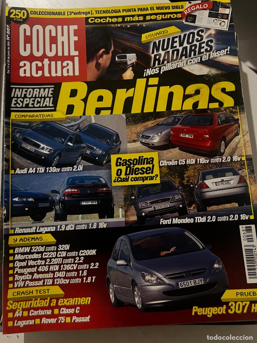Coches: COCHE ACTUAL. N&ordm; 687. A&Ntilde;O 2001. PRUEBA: PEUGEOT 307 Y SUS RIVALES. LEXUS SC 430. ROVER 75 TOU.. LEER