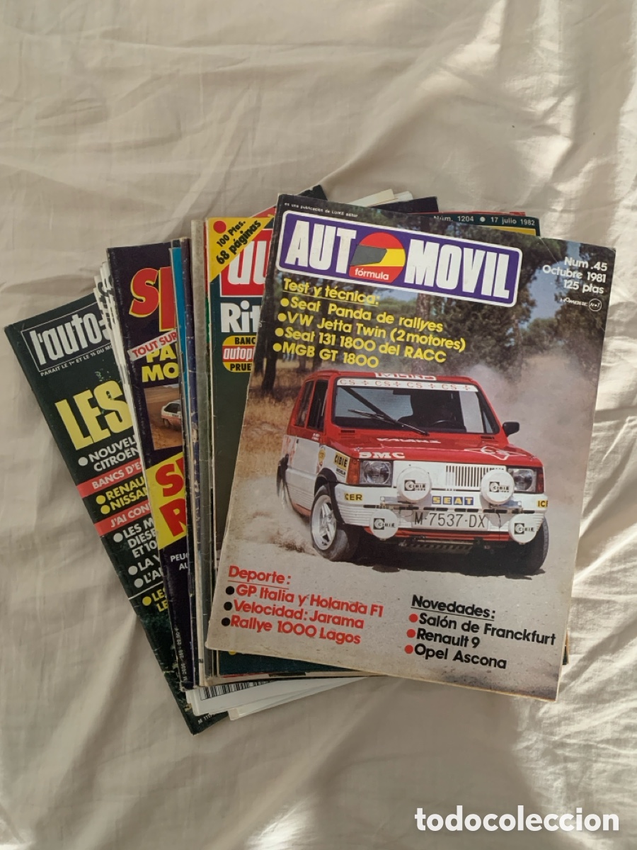 Coches: Lote revistas Automovil - Autopista - Sport Auto - Auto Collection