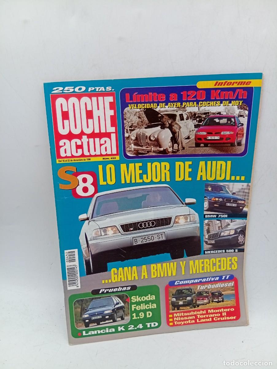 Coches: COCHE ACTUAL. N&ordm; 452. A&Ntilde;O 1996. PRUEBA: SKODA FELICIA 1.9D. TOYOTA LAND CRUISER 90TD. LANCIA... LEER