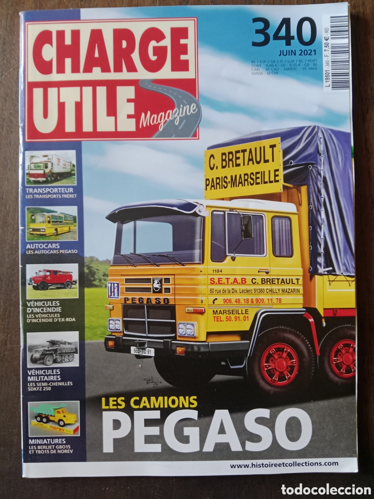 Coches: Revista charge utile n. 340 de 2021 cami&oacute;n pegaso