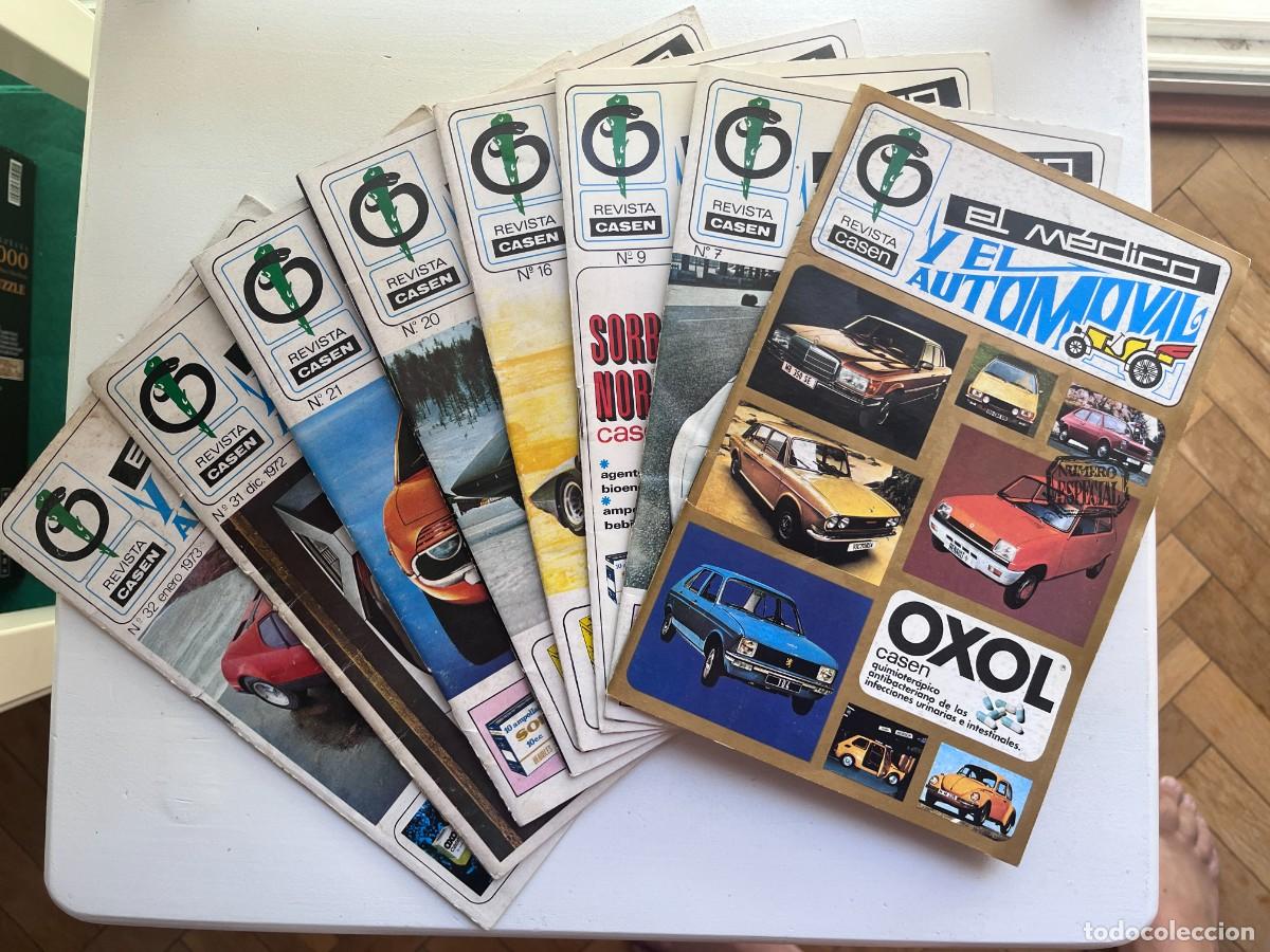 Coches: LOTE DE 8 REVISTAS EL M&Eacute;DICO Y EL AUTOMOVIL