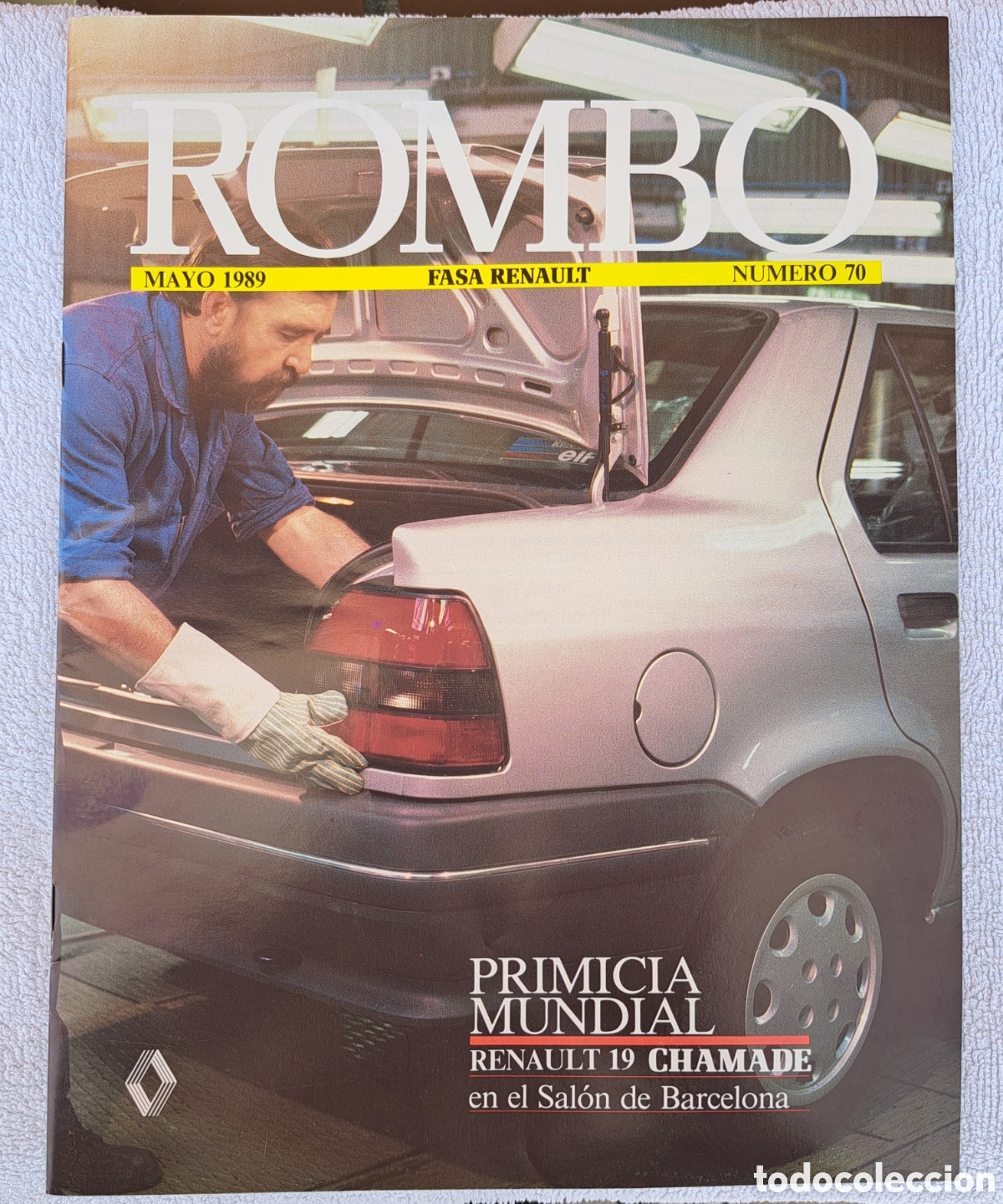Coches: Revista Rombo N&ordm; 70 (Mayo 1989) - Especial Renault 19 Chamade