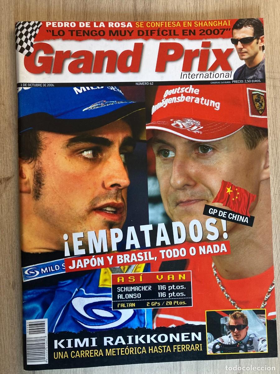 Coches: GRAND PRIX INTERNATIONAL 62, GRAND PRIX DE CHINA 2006, SC HUMACHER Y ALONSO EMPATAN