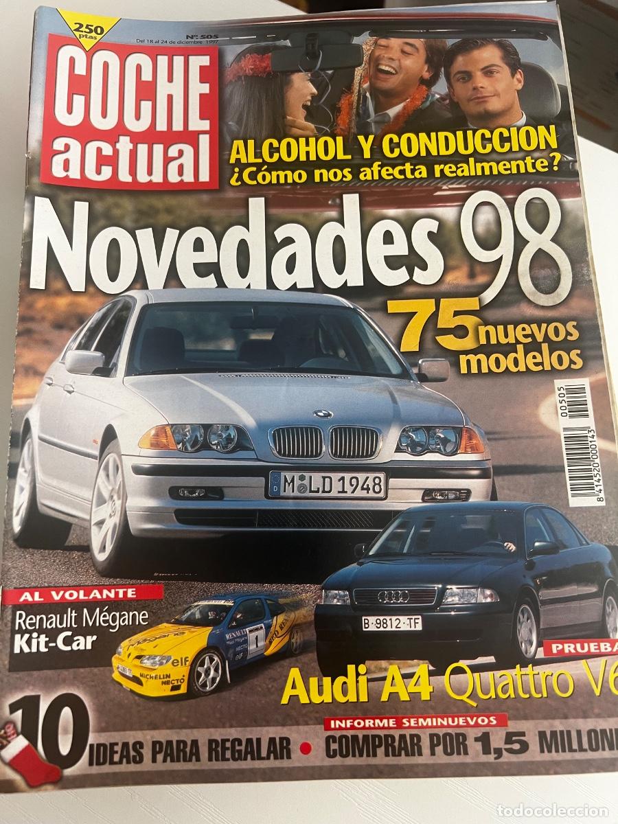 Coches: COCHE ACTUAL. N&ordm; 505. DICIEMBRE 1997. NOVEDADES 98. RENAULT MEGANE. AUDI A4 QUATTRO V6