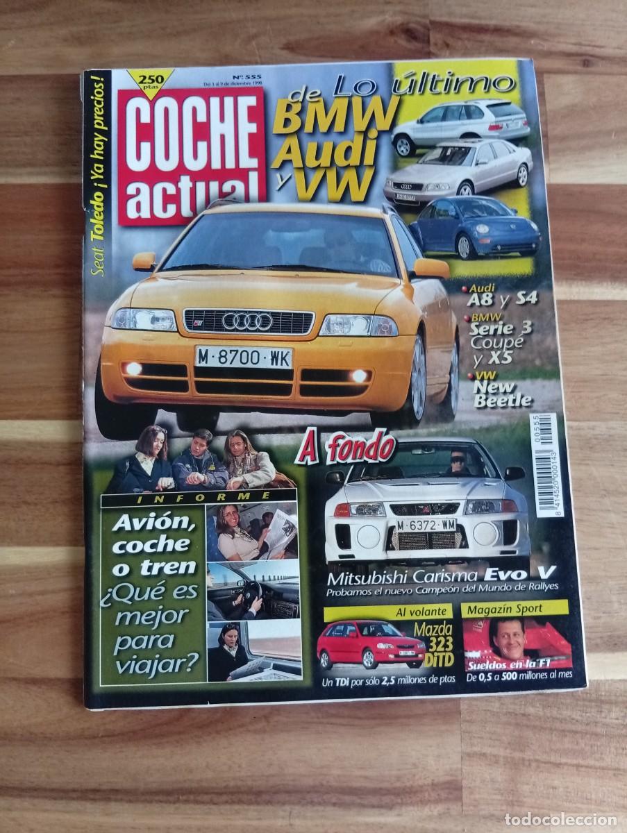 Coches: COCHE ACTUAL. N&ordm; 555. DICIEMBRE 1998. AUDI A8 Y S4. BMW SERIE 3 COUP&Eacute;. VW NEW BEETLE... LEER