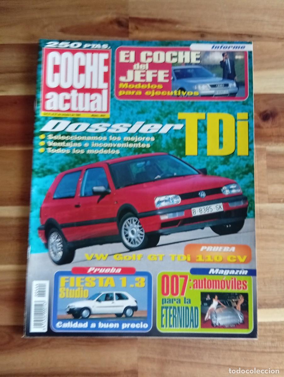 Coches: COCHE ACTUAL. N&ordm; 444. A&Ntilde;O 1996. VOLKSWAGEN GOLF TDI 110 CV. FORD FIESTA 1.3 STUDIO. OPEL VECT.. LEER