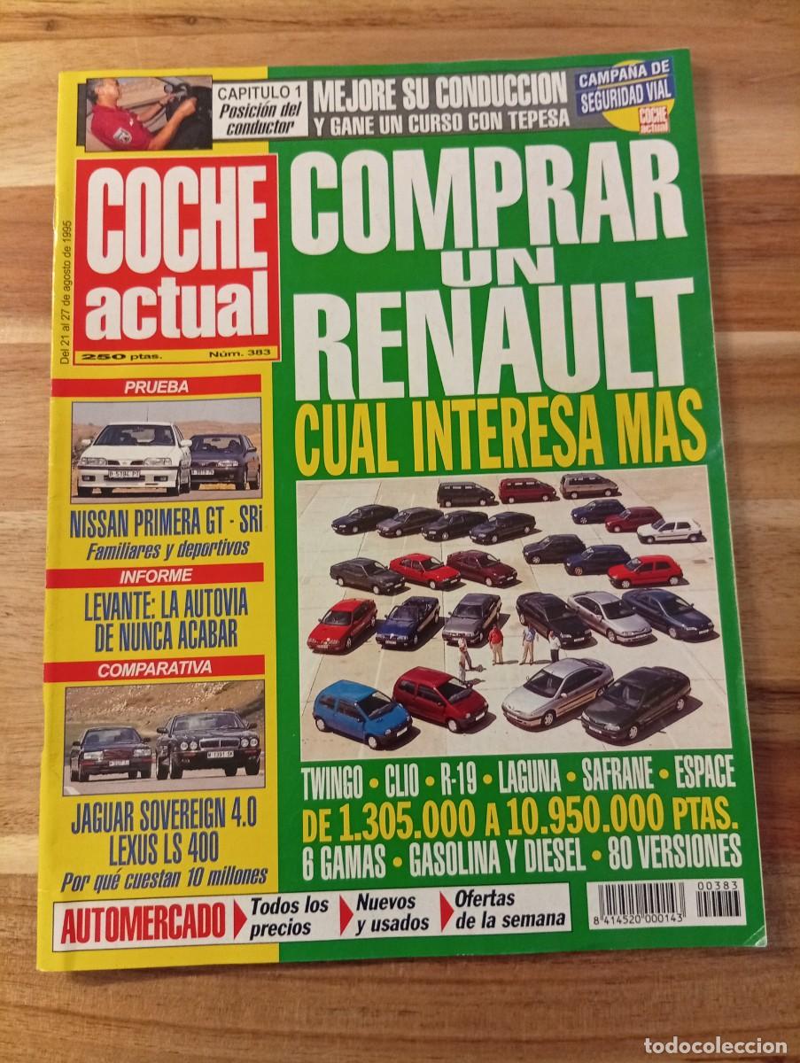 Coches: COCHE ACTUAL. N&ordm; 383. A&Ntilde;O 1995. NISSAN PRIMERA 2.0 SRI 2.0 GT. FORD MAVERICK 2.7 TD GLS.... LEER.