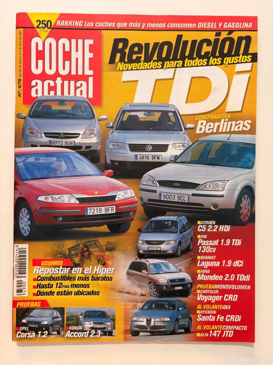 Coches: COCHE ACTUAL. N&ordm; 676. MARZO 2001. REVOLUCI&Oacute;N TDI. CITRO&Euml;N C5 HDI. PASSAT TDI 130 CV. ALFA 147 JTD.