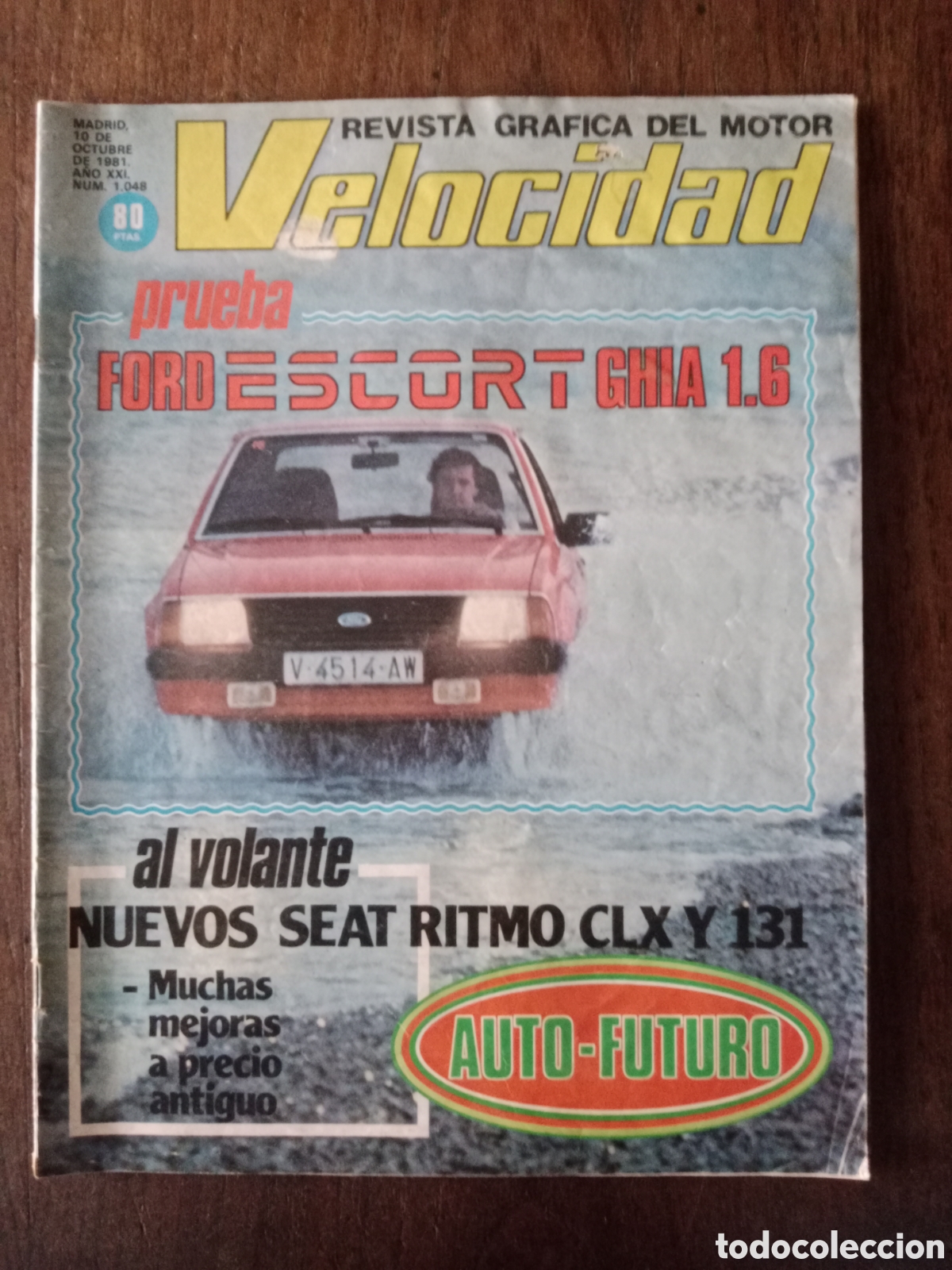 Coches: Revista velocidad n. 1048 de 1981 autom&oacute;vil Ford