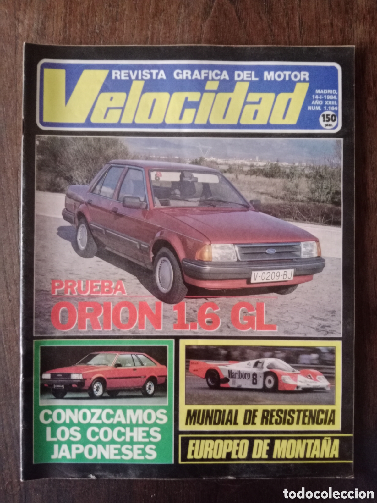 Coches: Revista velocidad n. 1164 de 1984 autom&oacute;vil Ford