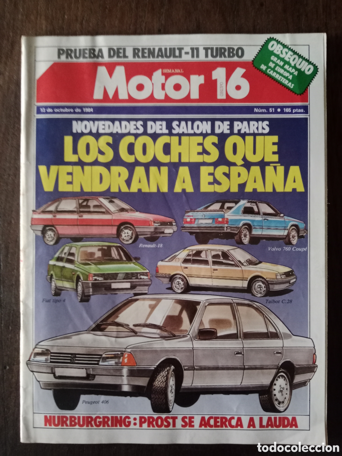 Coches: Revista velocidad n. 51 de 1984 autom&oacute;vil