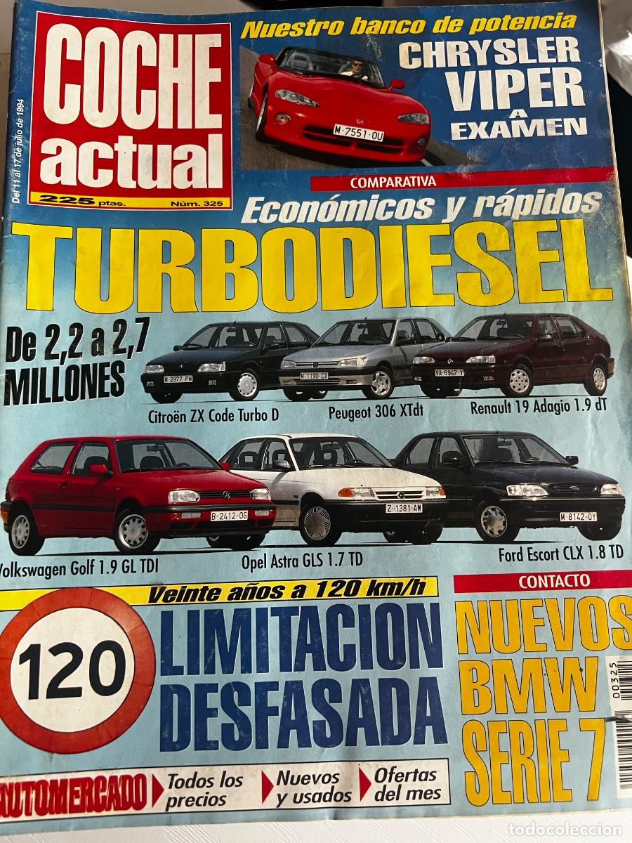 Coches: COCHE ACTUAL. N&ordm; 325. JULIO 1994. TURBO DI&Eacute;SEL. CITROEN ZX CODE TURBO D.