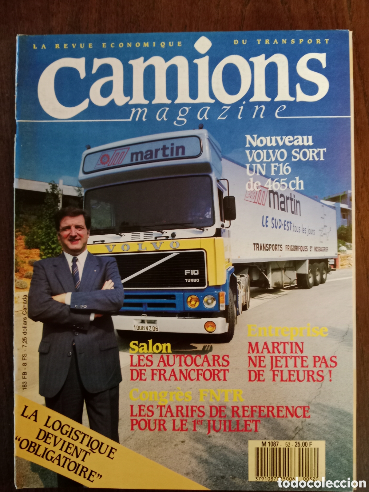 Coches: Revista camions n. 52 de 1987 cami&oacute;n