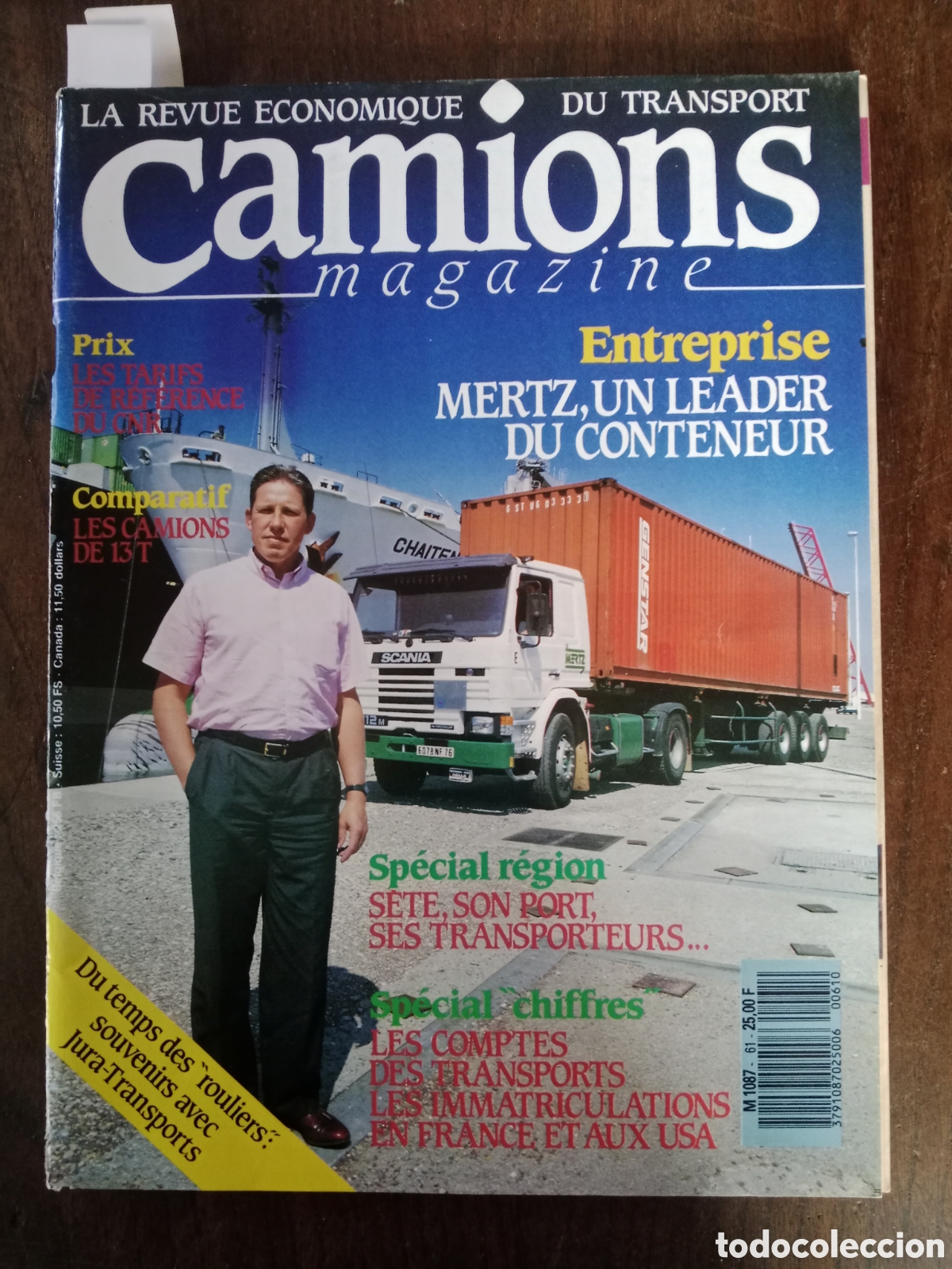Coches: Revista cami&oacute;ns n. 61 de 1988 camion