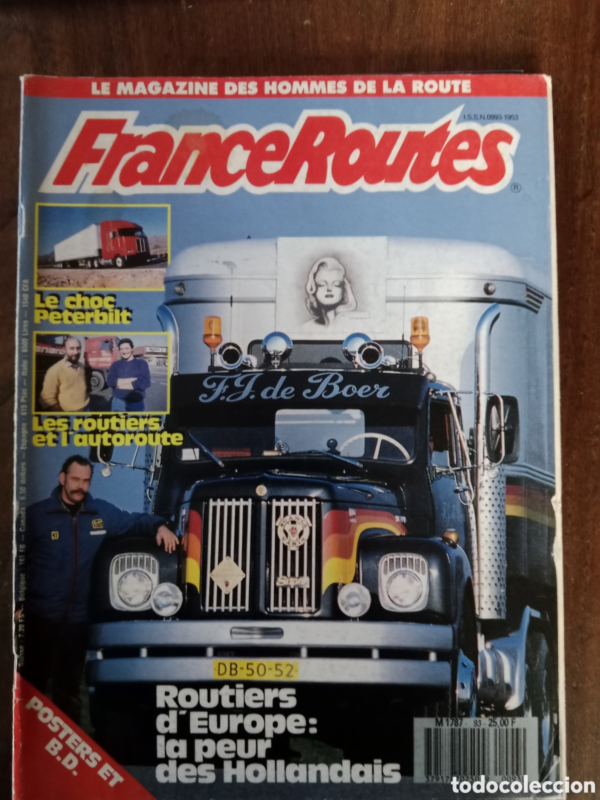 Coches: Revista france routes n. 93 de 1989 cami&oacute;n