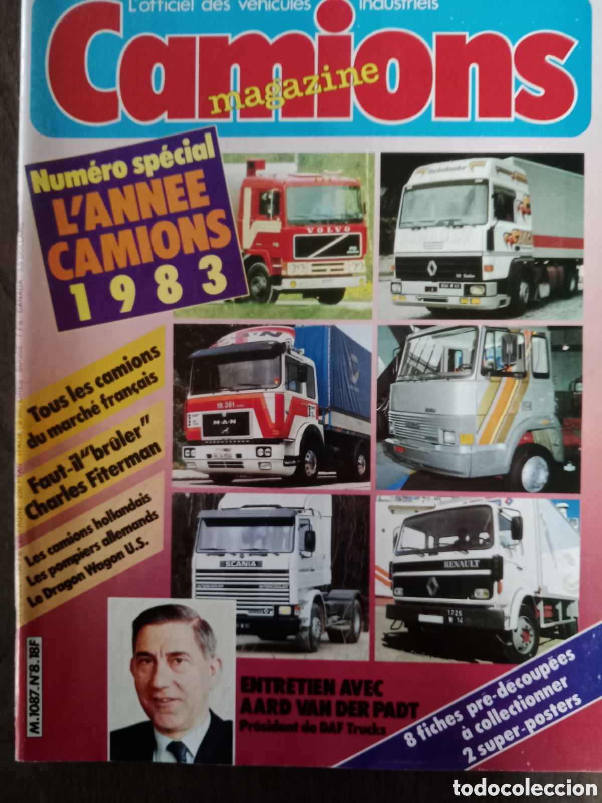 Coches: Revista camions n. 8 de 1983 cami&oacute;n