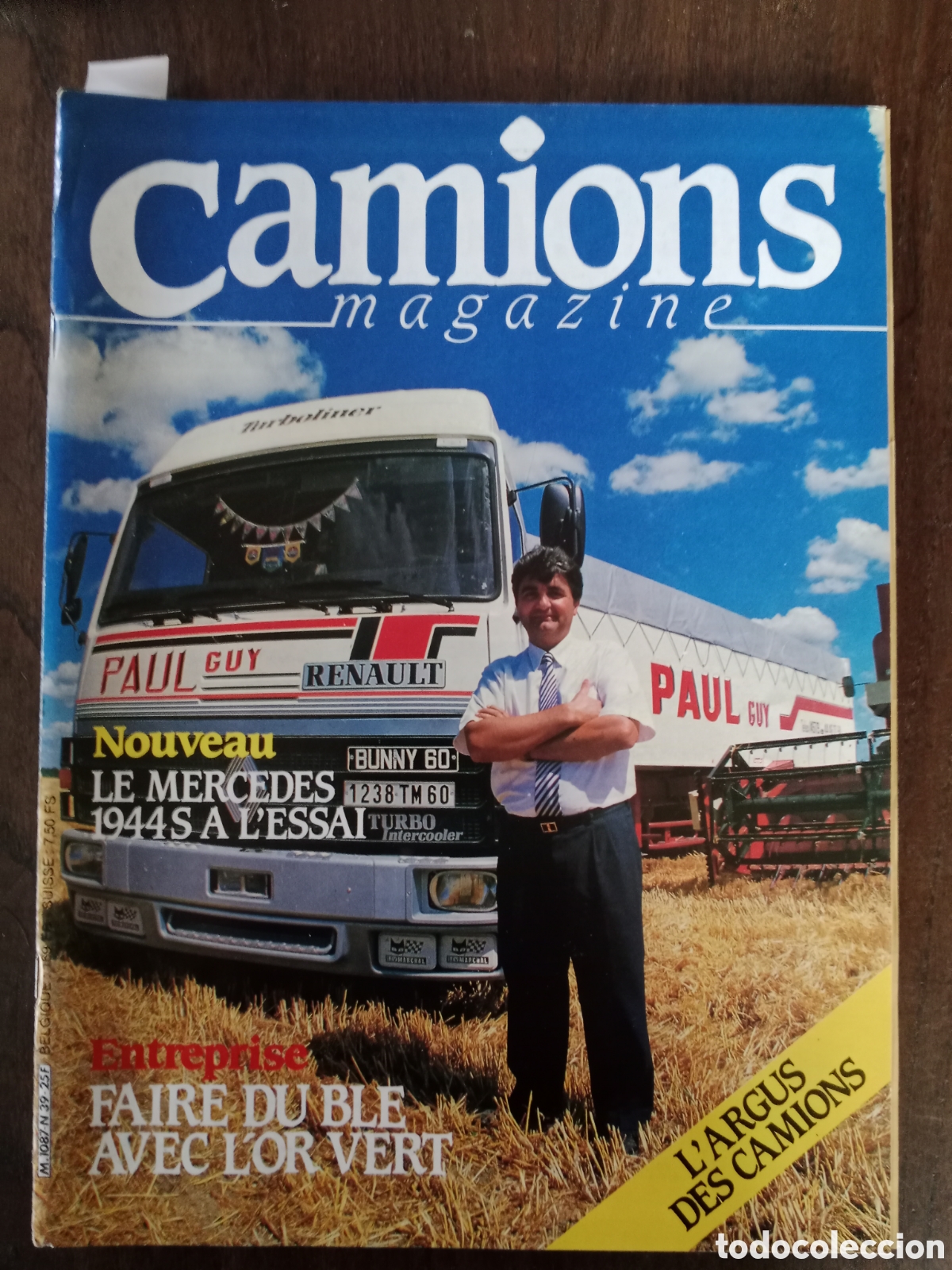 Coches: Revista camions n. 39 de 1986 cami&oacute;n
