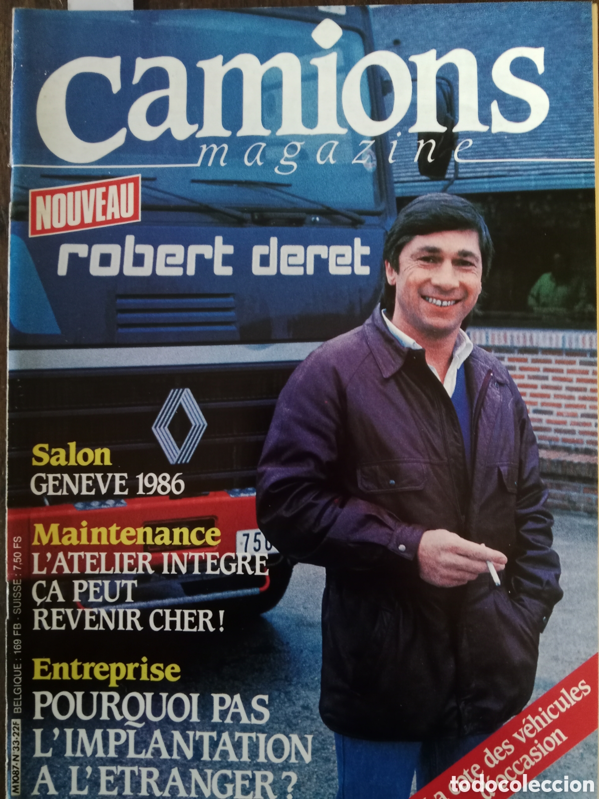 Coches: Revista camions n. 33 de 1986 cami&oacute;n