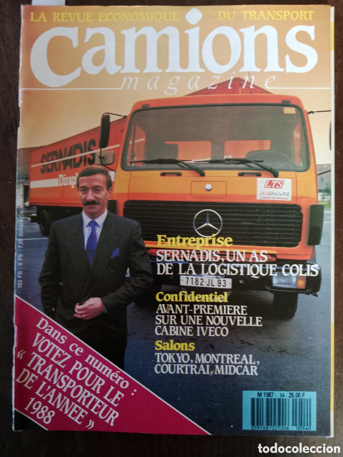 Coches: Revista camions n. 54 de 1988 cami&oacute;n