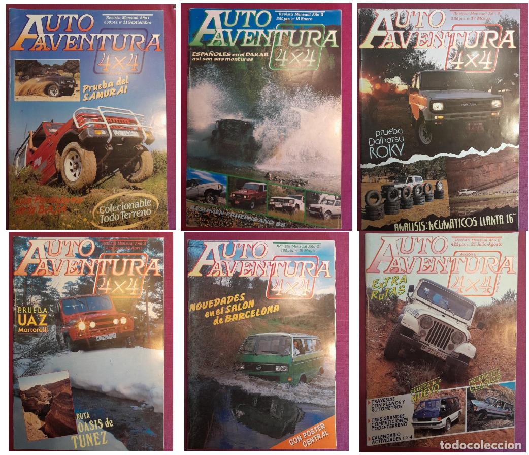 Coches: Revista &rdquo;Auto Aventura 4x4&rdquo;, lote de 6 n&uacute;meros a precio especial.