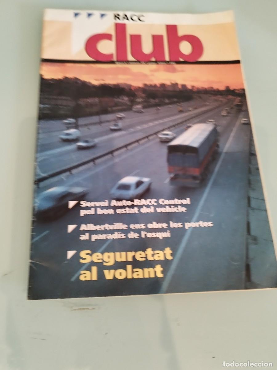 Coches: Revista Club del RACC (Real Autom&oacute;vil Club de Catalu&ntilde;a), editado a principios de 1992.