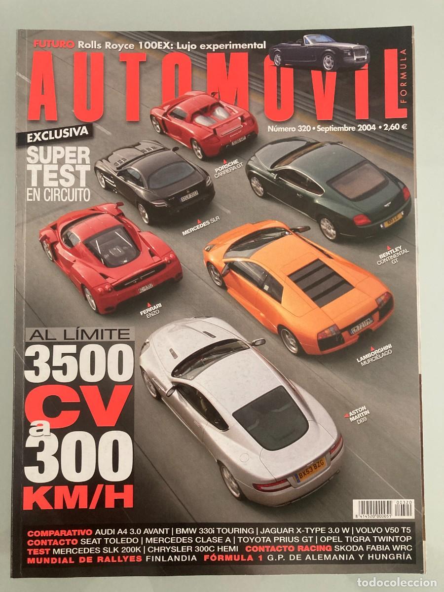 Coches: AUTOMOVIL 320 , SEPTIEMBRE 2004 , AUDI A4 3.0 AVANT, BMW 330i TOURING, VOLVO V50 T5