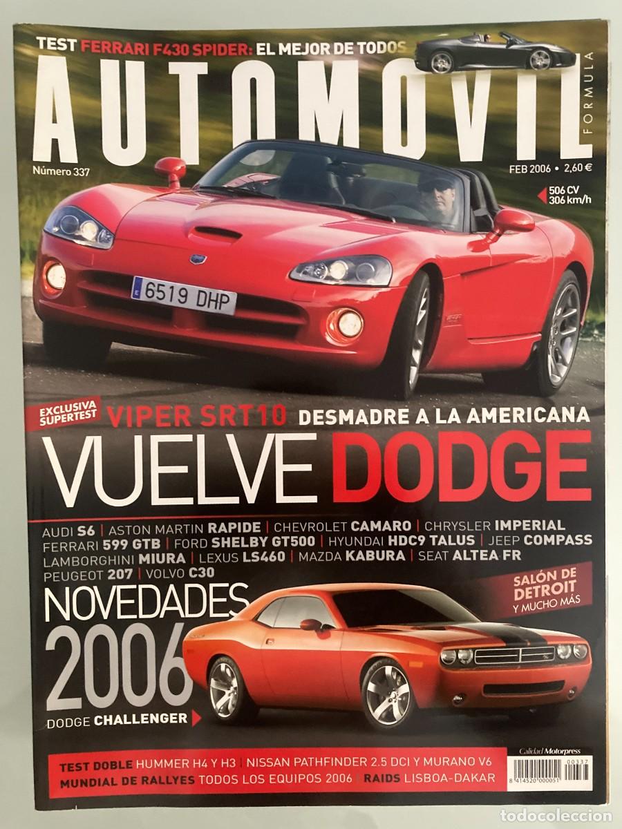 Coches: AUTOMOVIL 337 , FEBRERO 2006 , HUMMER H3 y H4, NISSAN PATHFINDER 2.5 DCI SE, PORSCHE 911 996 GT3 RS
