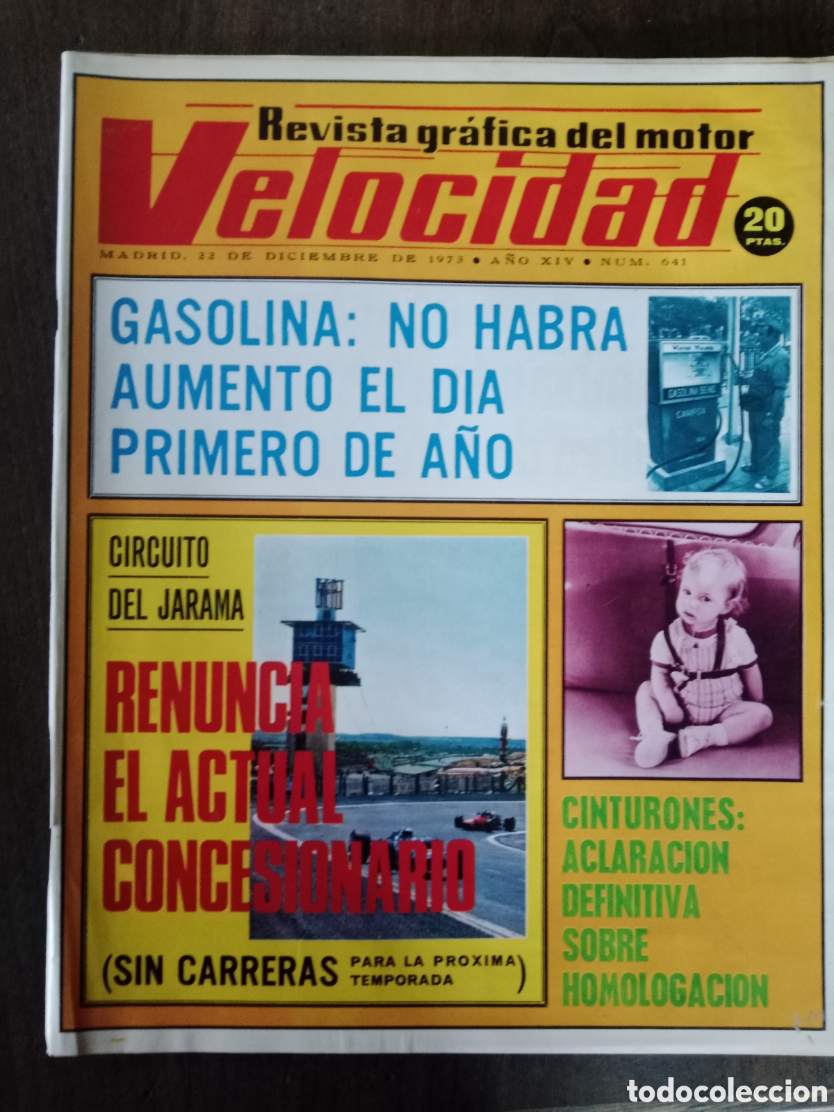 Coches: Revista velocidad n 641 de 1973 autom&oacute;vil authi Chrysler Espa&ntilde;a Barreiros