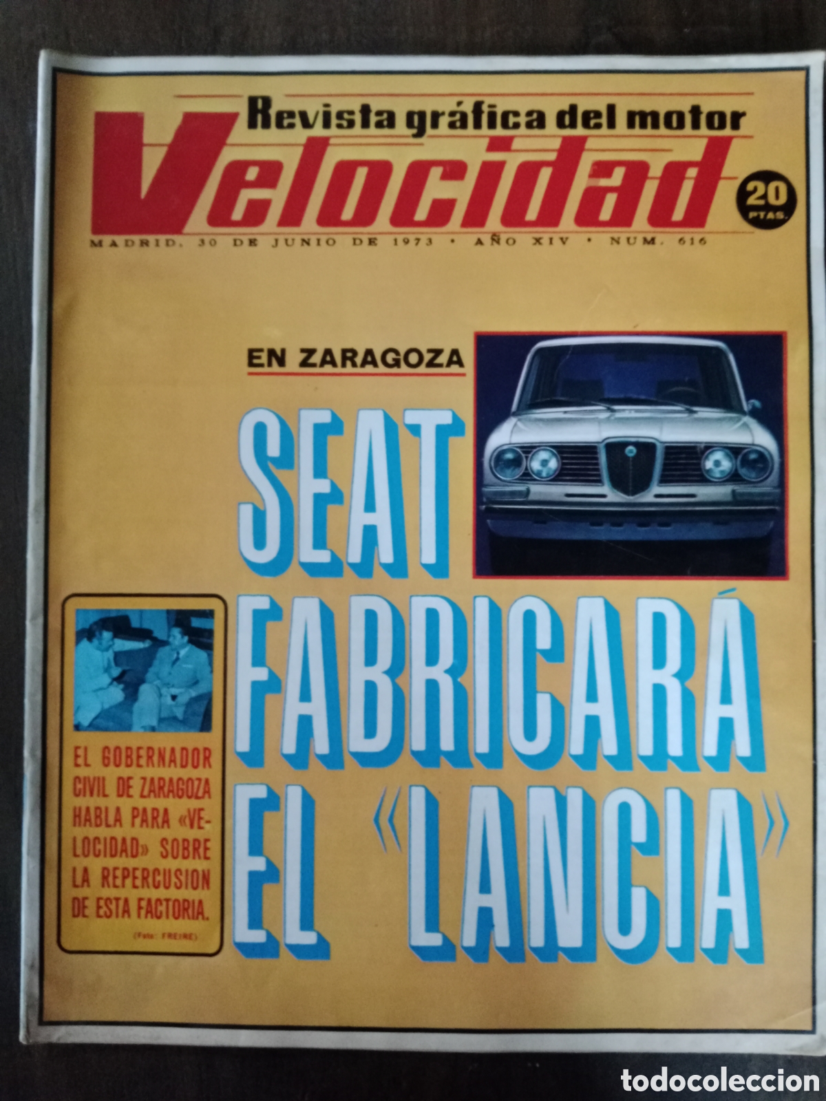 Coches: Revista velocidad n. 616 de 1973 autom&oacute;vil Seat Ford Alemania