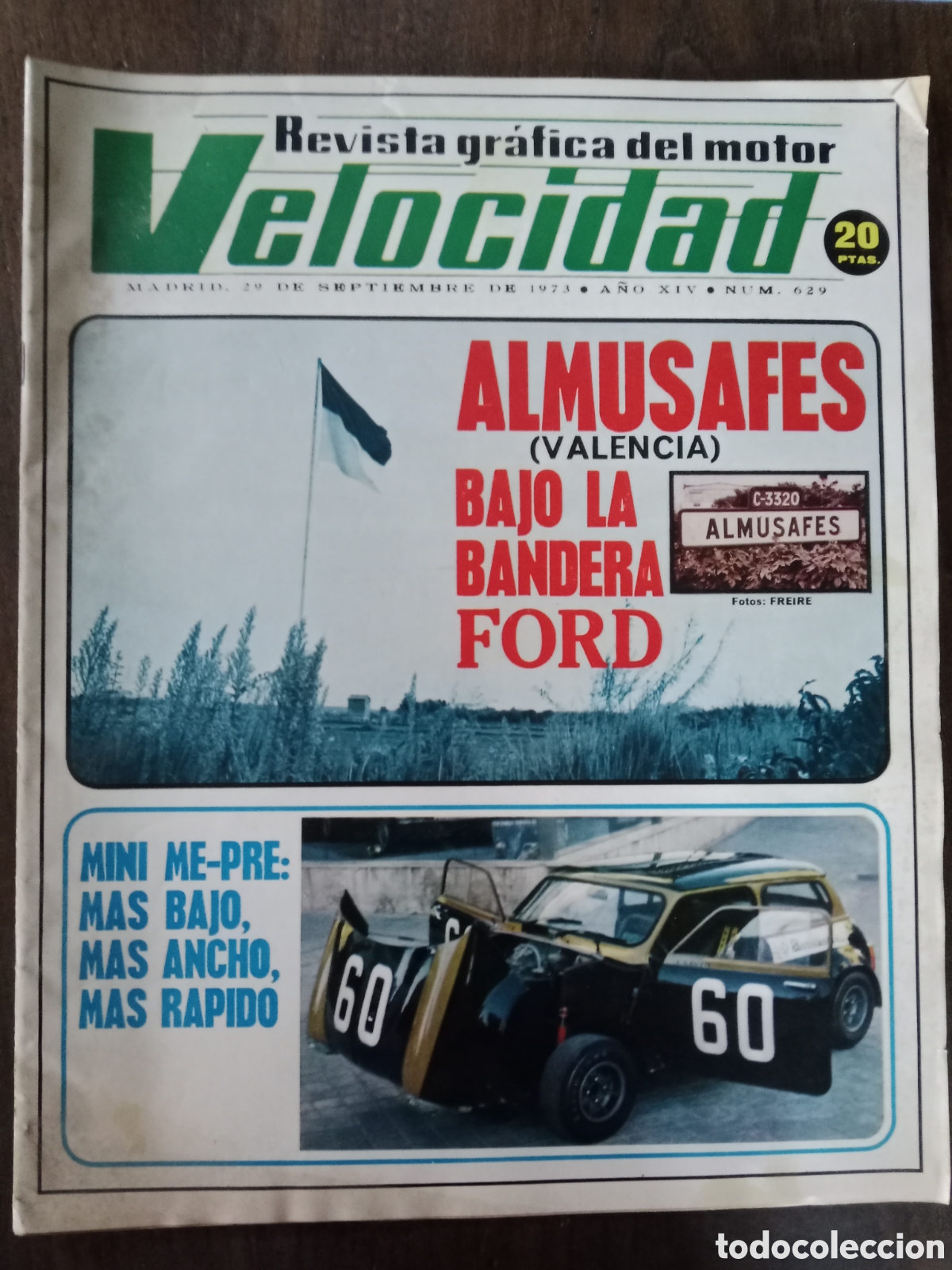 Coches: Revista velocidad n. 629 de 1973 autom&oacute;vil Ford mini cami&oacute;n Pegaso