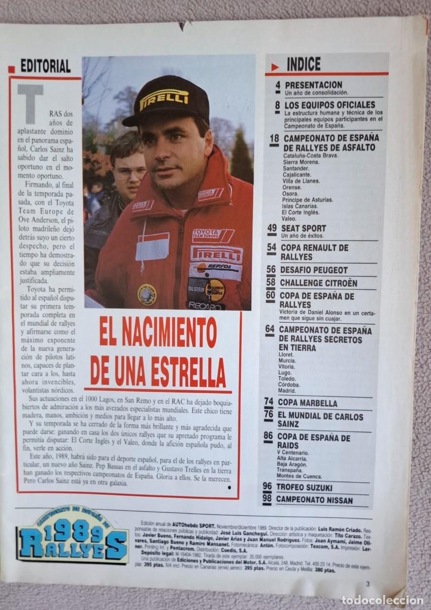 Coches: Anuario Auto Hebdo 1989 - Foto 2