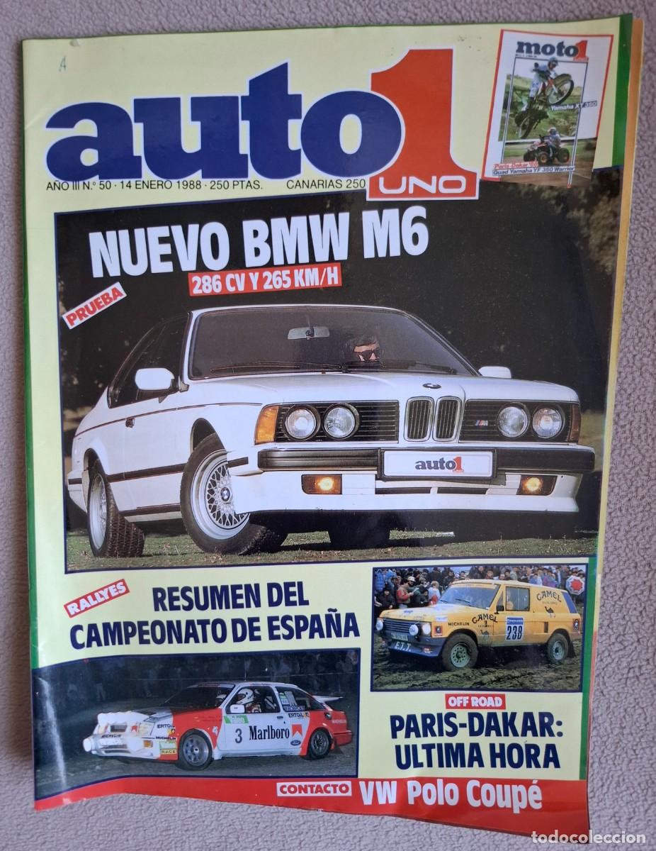 Coches: Revista Auto 1 N&ordm;50 de 1987