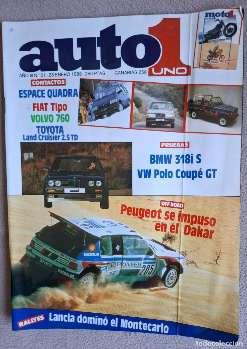 Coches: Revista Auto 1 N&ordm;51 de 1987