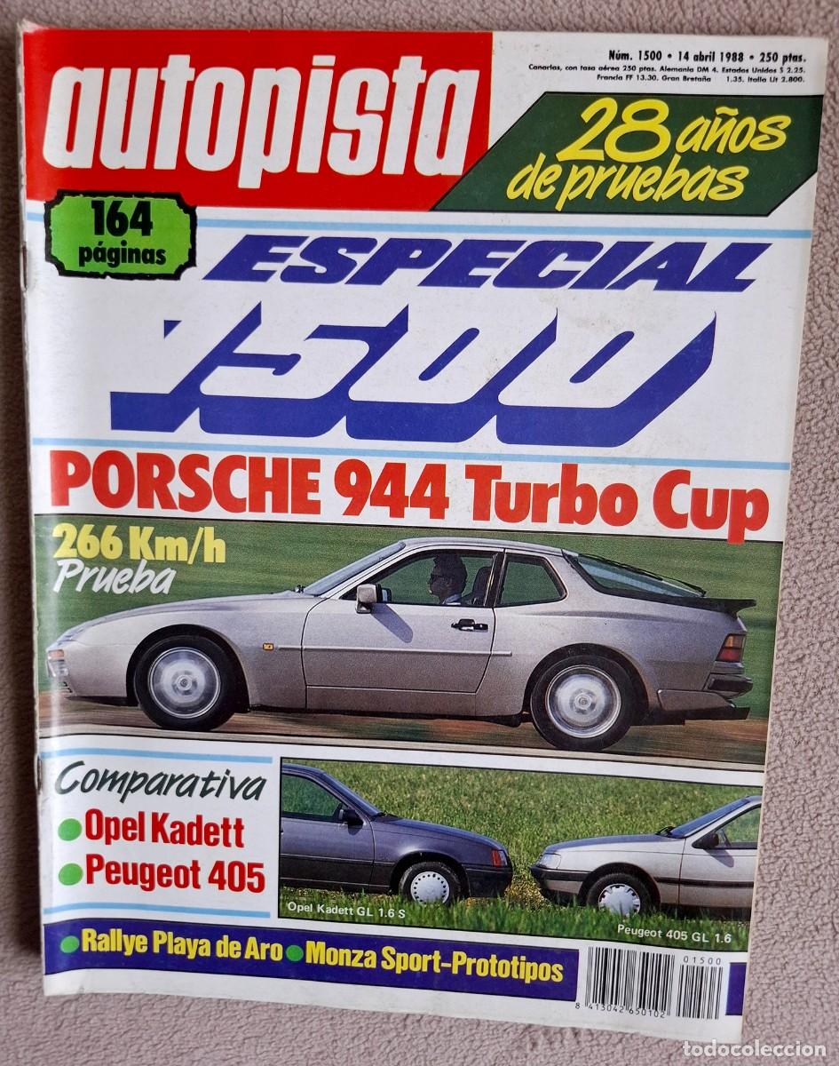 Coches: Revista Autopista N&ordm;1500 abril de 1988