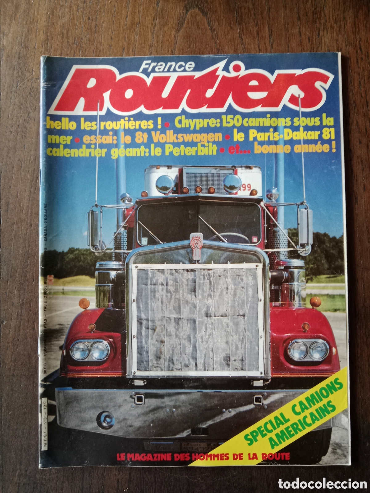 Coches: Revista france routiers n. 3 cami&oacute;n