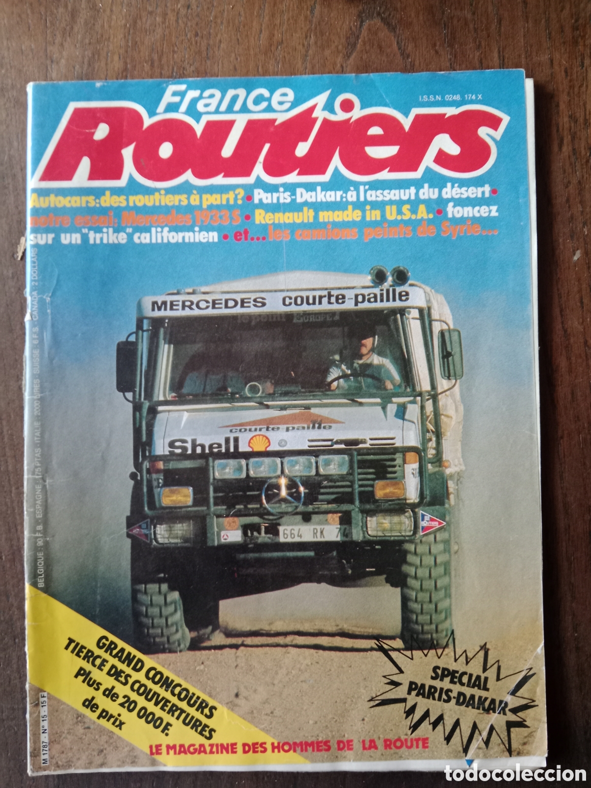 Coches: Revista franc&eacute; routiers n. 15 cami&oacute;n