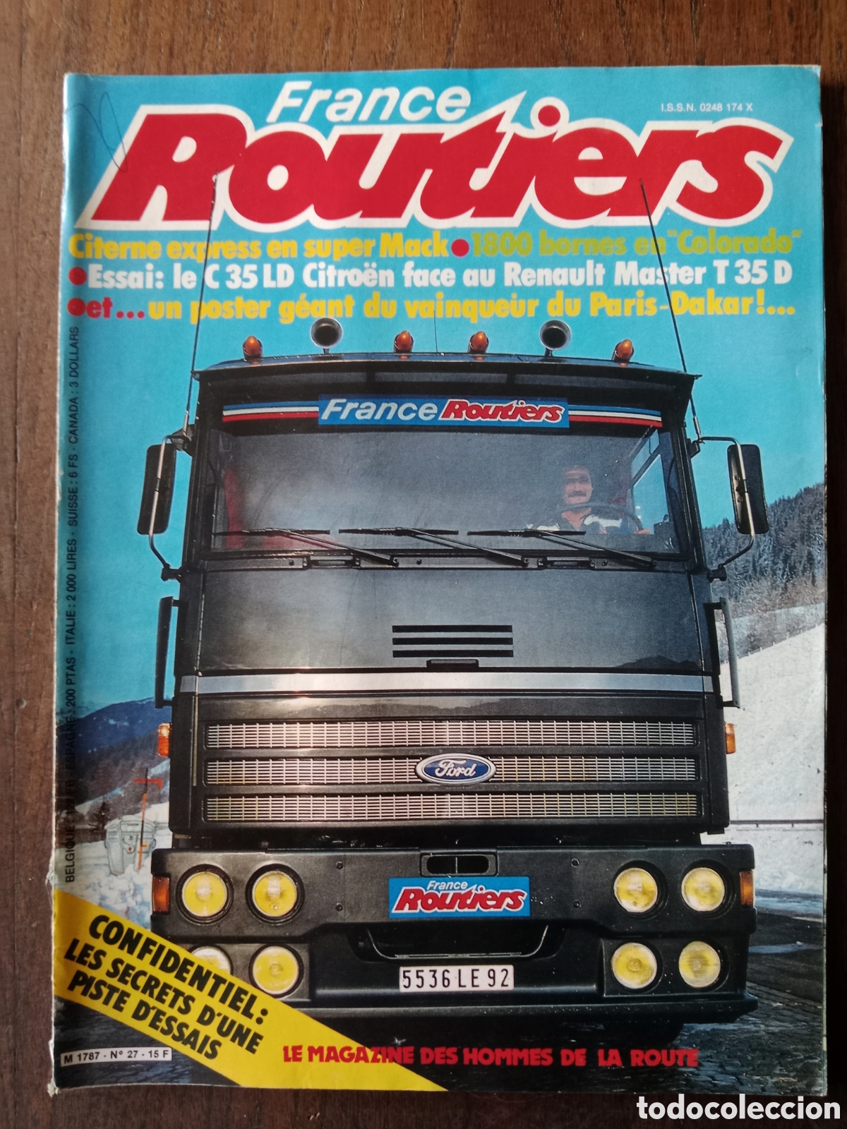 Coches: Revista france routiers n. 27 cami&oacute;n