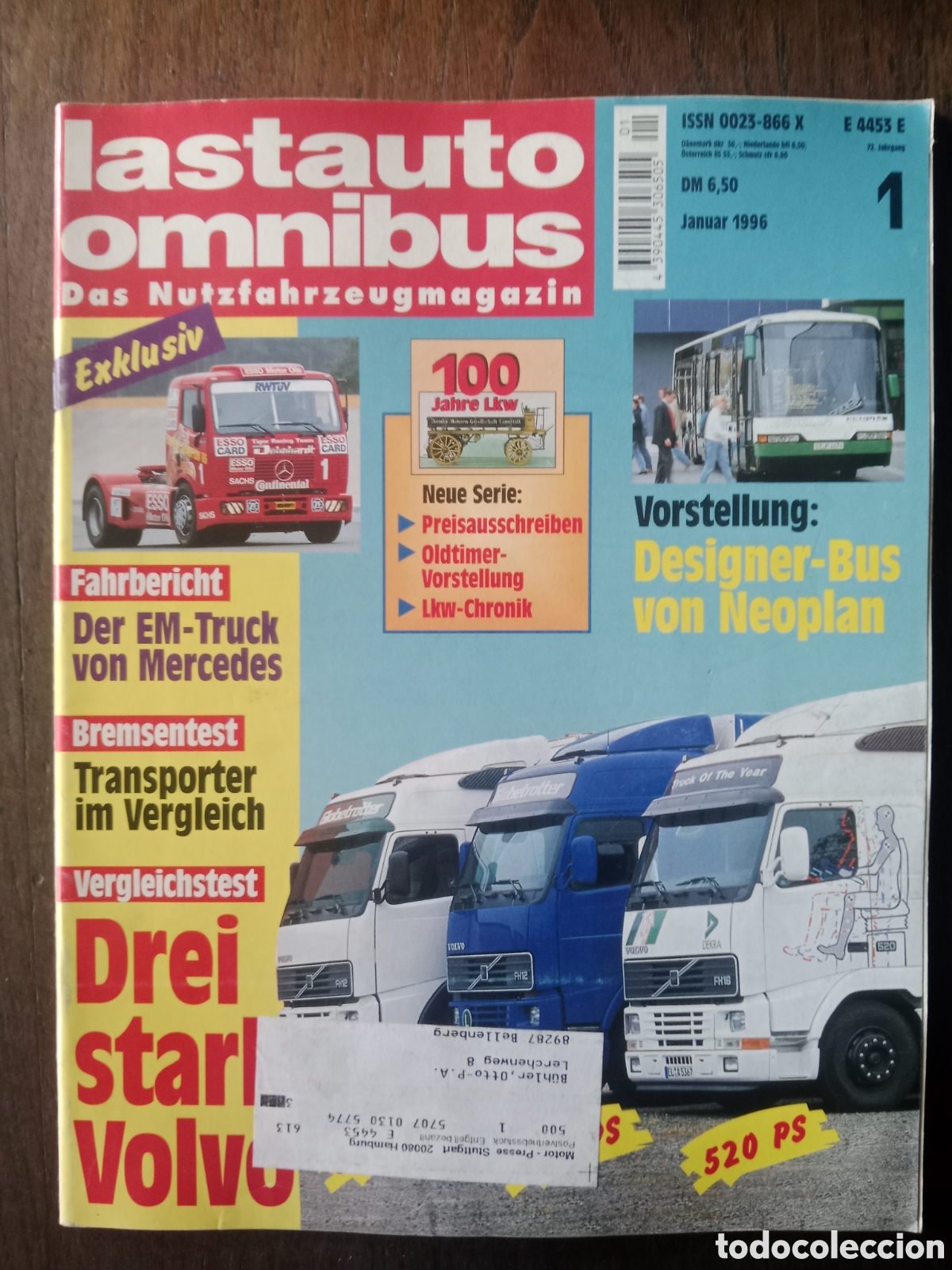 Coches: Revista lastauto n. 1 de 1996 cami&oacute;n