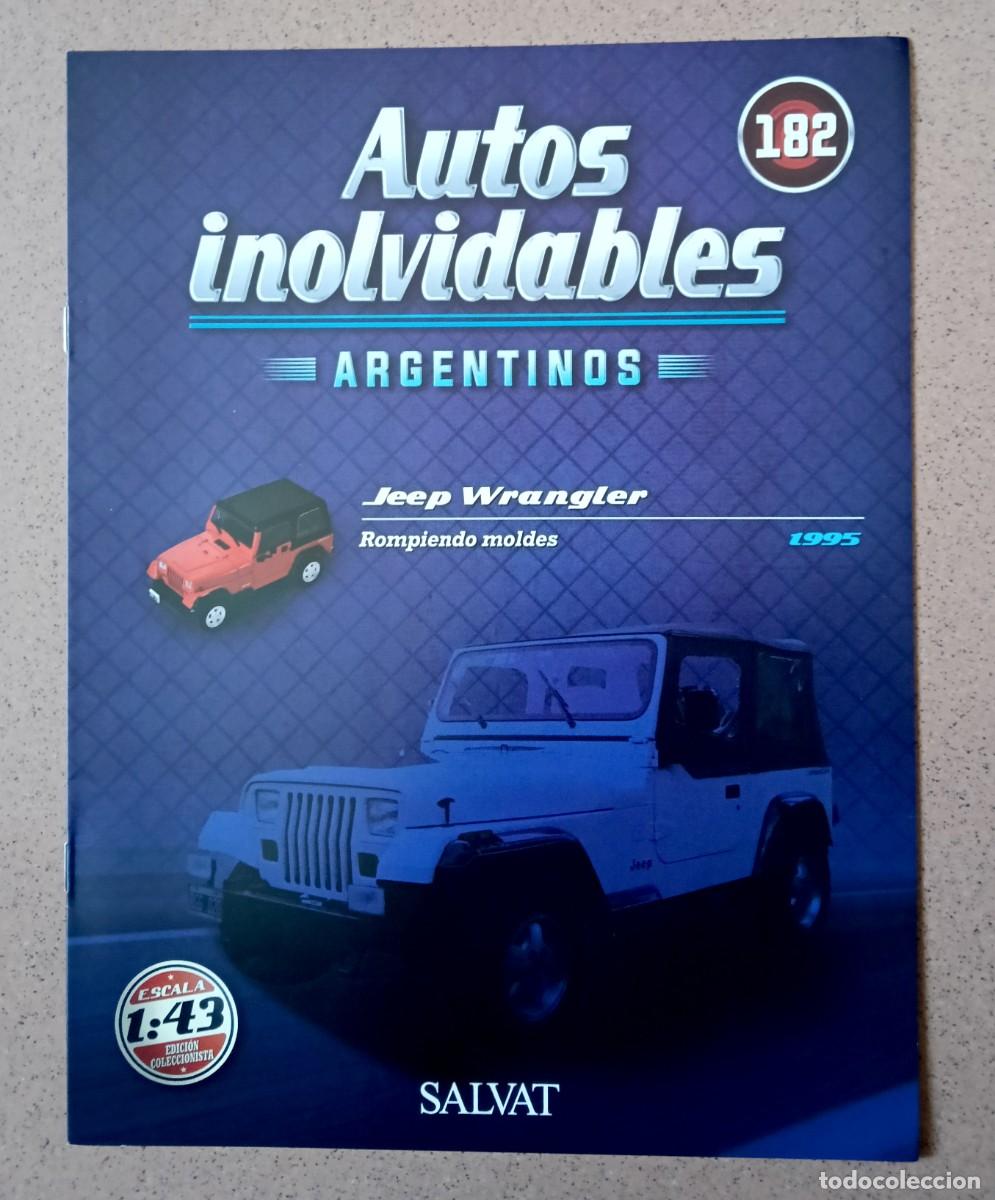 Coches: Fasc&iacute;culo 182 JEEP WRANGLER (1995) Autos inolvidables argentinos Salvat Nuevo